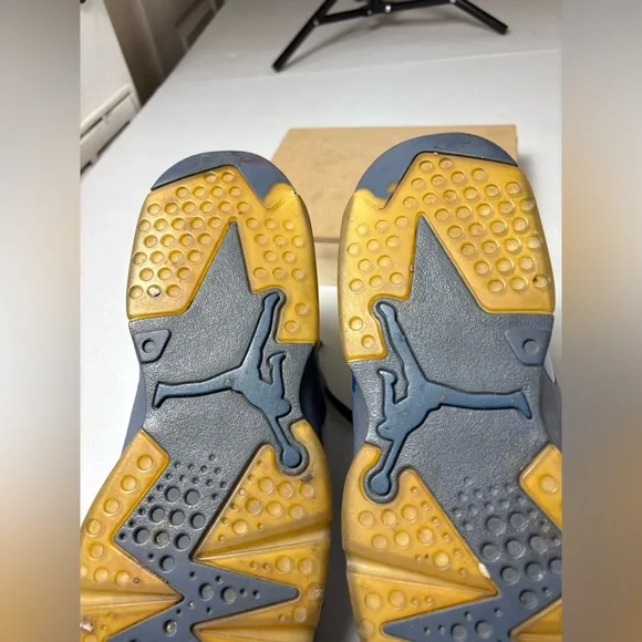 Air Jordan 6 Retro Diffused Blue Sz 11.5 384664-400 Men’s Sneakers OG Rare MJ - Picture 4 of 11